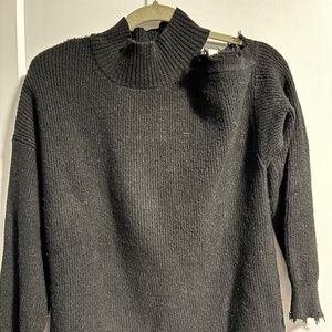 3 for $35 - Maurices black knit sweater with cutout